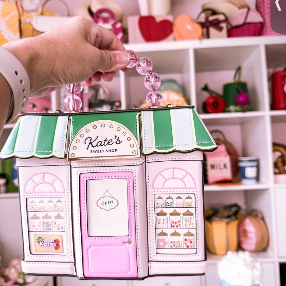 Kate's Sweet Shop Handbag - Pink and Green